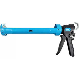 OX Tools OX-P045486 OX Pro Series 29oz (857ml) Dual Thrust Sealant Gun for Sealant, Adhesive, & Caulk