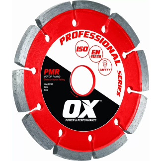 OX Tools OX-PMR-4.5 OX Pro Series PMR 4-1/2" Tuck Pointing Diamond Blade, 7/8"-5/8" Bore