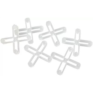 OX Tools OX-T161220 OX Trade Series 1/8" (3mm) Hard Plastic Cross Tile Spacers, 500/Bag