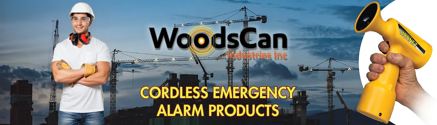 Banner: WoodsCan Industries Inc the finest rechargeable electric air horns in the world