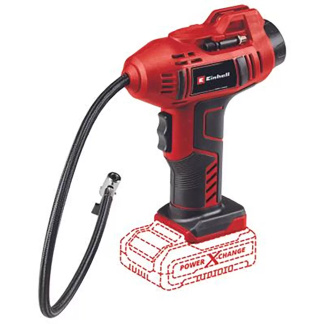 Einhell 2071020 18V Cordless High Pressure Tire Inflator with Gauge CE-CC 18 Li-Solo