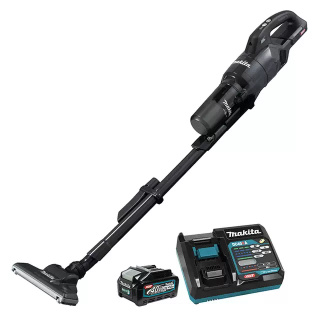 Makita CL003GM102 40V MAX XGT Brushless Cordless 250ml Cyclone Vacuum Cleaner, Black, 4.0Ah Kit