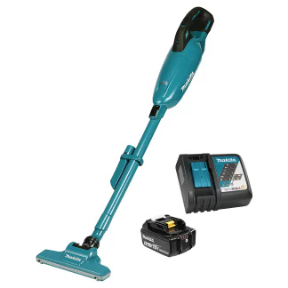 Makita DCL283FFX1 18V LXT Brushless Cordless 730 ml Stick Vacuum Cleaner, Teal (3.0Ah Kit)