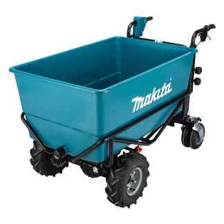 Makita DCU605Z 36V (18Vx2) LXT Brushless Cordless Power-Assisted Wheelbarrow w/X-Large Flat Bucket and Drain Cap (Tool Only)