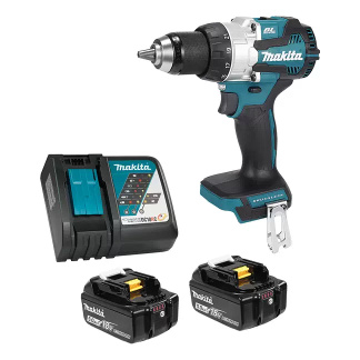 Makita DDF489RTX1 18V LXT Brushless Cordless 1/2" Drill/Driver w/XPT (5.0Ahx2 Kit)