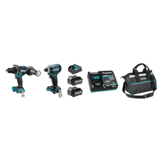 Makita DK0114G202 40V MAX XGT (2.5 Ah) 2 Tool Combo Kit