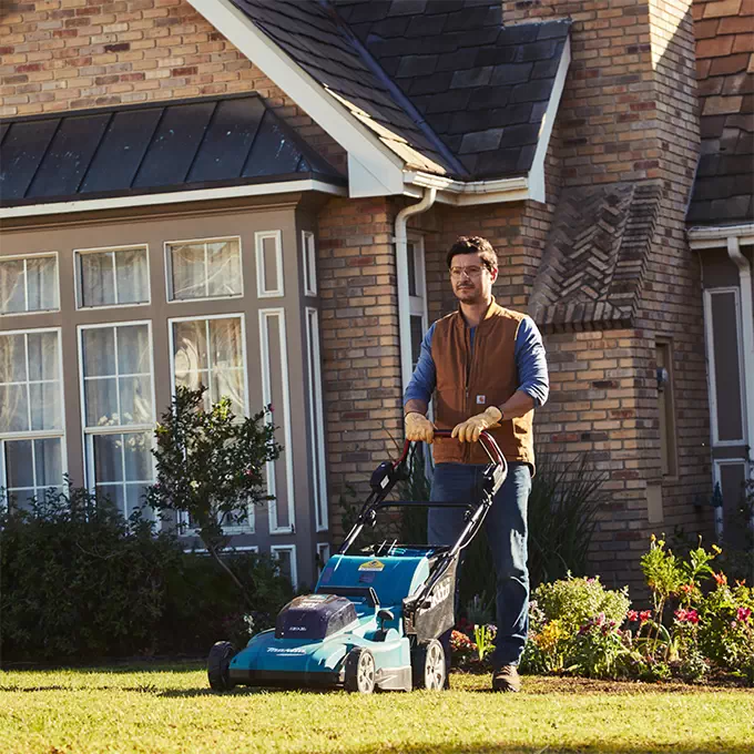 Battery mower sale hotsell