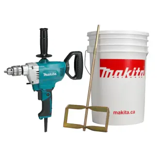 Makita DS4012X1 Heavy Duty Corded 1/2" Drill with Mud Mixing Kit, 8.5A