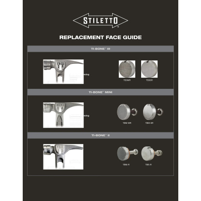 Stiletto TiBone Replacement Face Guide