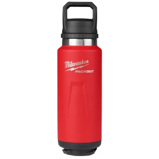 Milwaukee 48-22-8397R PACKOUT Red 36oz Insulated Bottle with Chug Lid