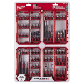 Milwaukee 48-32-4034 124PC SHOCKWAVE Impact Duty Driver Bit Auto Set