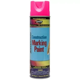 Aervoe Industries 249 Fluorescent Pink Construction Marking Paint, Upside-Down Marking