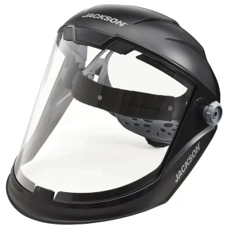 Jackson Safety 14200 Maxview Series Ratcheting Clear Safety Face Shield, Uncoated