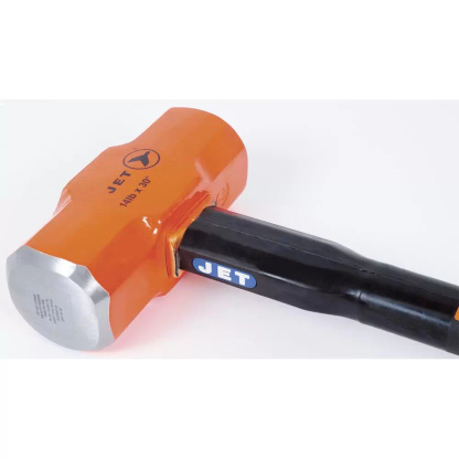 JET 740589 14lb x 30" Indestructivle Sledge Hammer with Fiberglass Handle