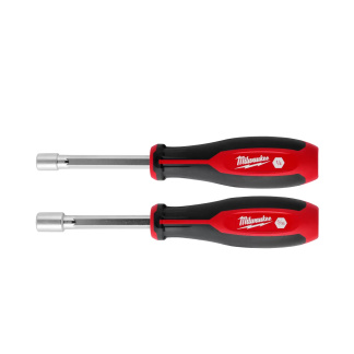 Milwaukee 48-22-2442 2pc 1/4" & 5/16" SAE HollowCore Magnetic Nut Driver Set