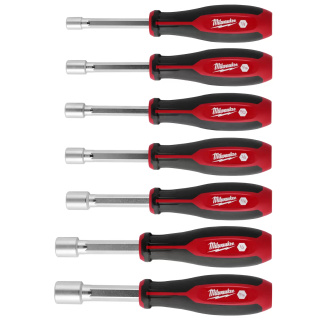 Milwaukee 48-22-2447 7pc SAE HollowCore Magnetic Nut Driver Set