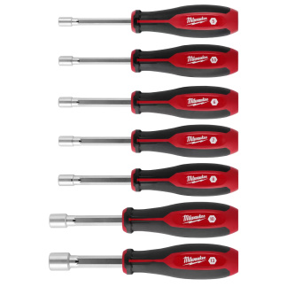 Milwaukee 48-22-2448 7pc Metric HollowCore Magnetic Nut Driver Set