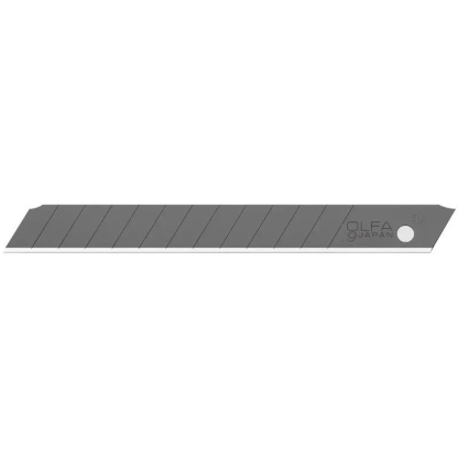 OLFA ABB-10B 9mm Ultra-Sharp Black Precision Snap Blades, Pack of 10