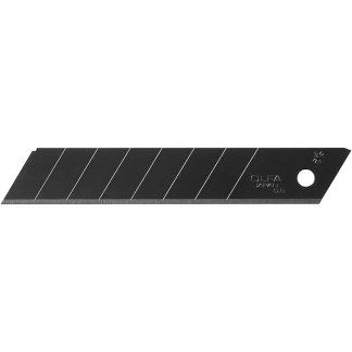 OLFA LBB-10B 18mm Ultra-Sharp Black Heavy-Duty Snap Blade, Pack of 10