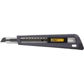 OLFA NA-1 9mm Rubber-Grip Auto-Lock Precision Utility Knife with ABB Ultra-Sharp Black Snap Blade