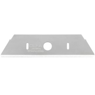 OLFA SKB-2S-R/10B Dual-Edge Stainless-Steel Rounded-Tip Safety Blade, Pack of 10