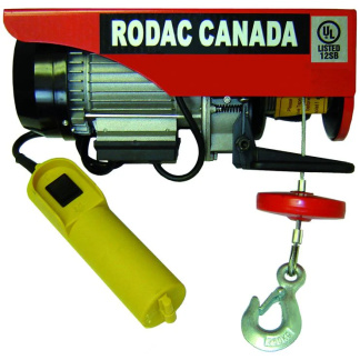RODAC Canada RDHR200 110V 440lb Electric Hoist