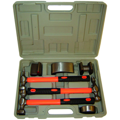 RODAC Canada RDRA657F 7 pc Body Hammer & Dolly Repair Kit