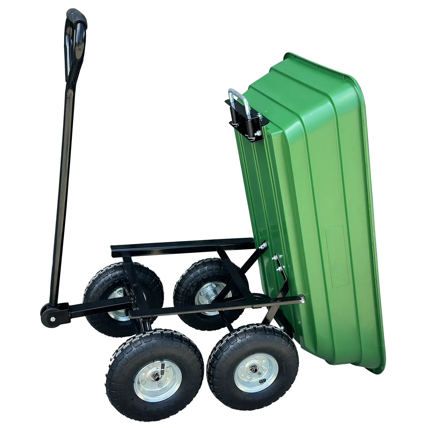 Jardin Truck Load & Go 95 Litri | Carriola Da Giardino A Due Ruote Verde Oliva